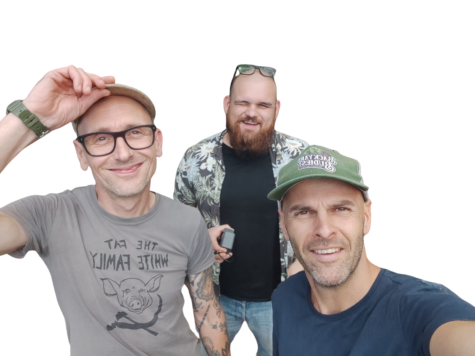 L'&eacute;quipe Backyard Budies - S&eacute;bastien, Tom & Damien